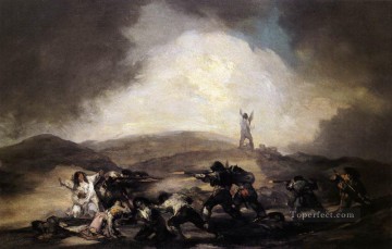 Francisco goya Painting - Robo Romántico moderno Francisco Goya